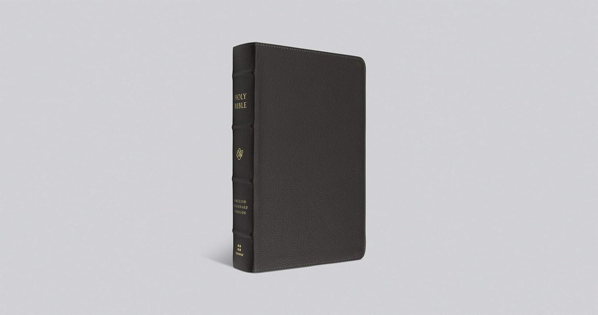 ESV Giant Print Personal Size Bible, Red Letter (Buffalo Leather, Deep Brown)
