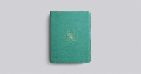 ESV Single Column Journaling Bible (Trutone, Teal, Resplendent Cross Design)