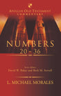 Book cover for 'Numbers 20-36' from the 'Apollon Old Testament Commentary' series, edited by David W. Baker and Beth M.