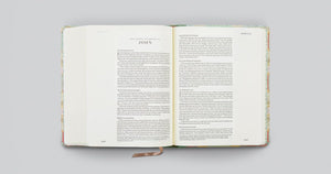 ESV Single Column Journaling Bible, Artist Series (Cloth Over Board, Jessica Dennis Bush, Trellis)