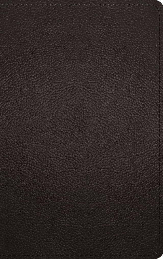 ESV Thinline Bible, Red Letter (Buffalo Leather, Deep Brown) - ESV - 9798874903640