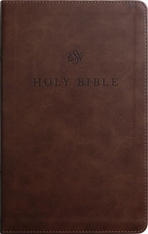 ESV Premium Church Bible, Large Print (Trutone, Brown) - ESV - 9798874900458