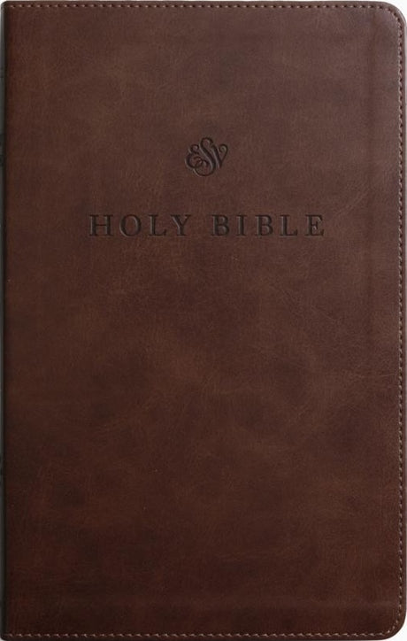 ESV Premium Church Bible, Large Print (Trutone, Brown) - ESV - 9798874900458