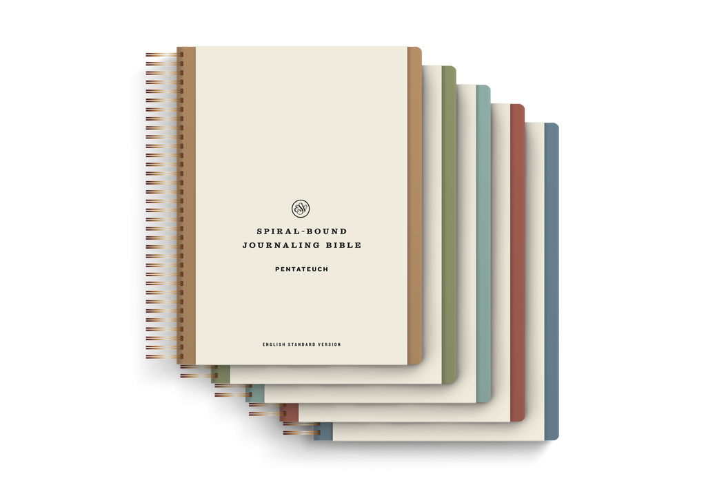 ESV SpiralBound Journaling Bible, FiveVolume Set (Hardcover