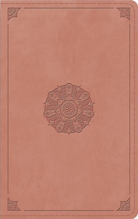 ESV Thinline Bible, Red Letter (Trutone, Blush Rose, Emblem Design) - ESV - 9798874903718