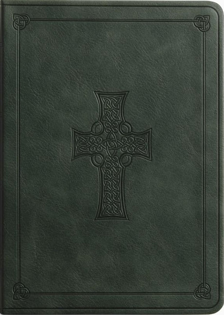 ESV Value Large Print Compact Bible (Trutone, Quiet Forest, Celtic Cross Design) - ESV - 9798874903091
