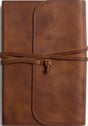 ESV Thinline Bible, Red Letter (Natural Leather, Brown, Flap with Strap) - ESV - 9798874903596