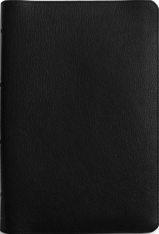 ESV Heirloom Bible, Gloria Dei: Single Column Edition (Goatskin, Black, Full Yapp)