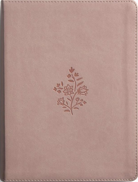 ESV Single Column Journaling Bible (Trutone, Blush Rose, Wildflower Design) - ESV - 9798874900250