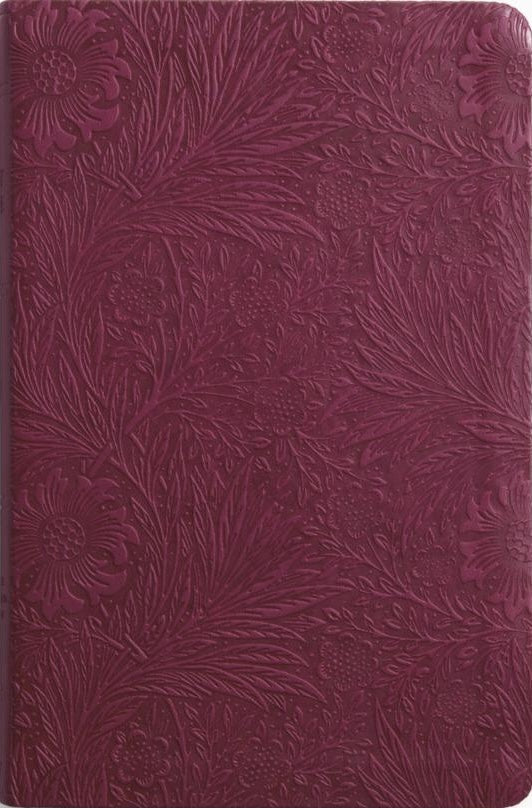 ESV Value Thinline Bible (Trutone, Raspberry, Floral Design) - ESV - 9798874903350