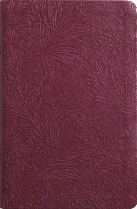 ESV Value Thinline Bible (Trutone, Raspberry, Floral Design) - ESV - 9798874903350