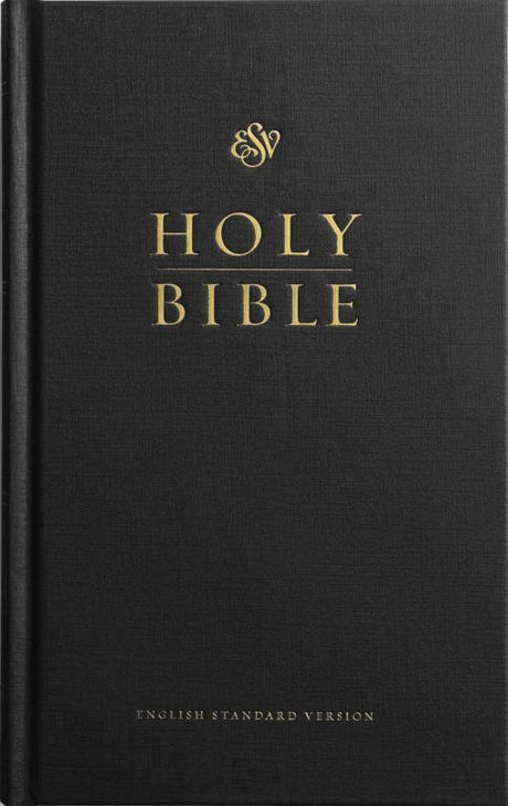 ESV Church Bible, Red Letter (Hardcover, Black) - ESV - 9798874903022