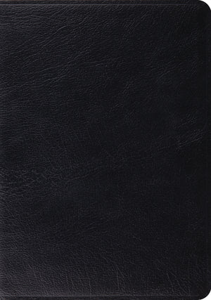 ESV Study Bible (Genuine Leather, Black) front cover (1023686475823)