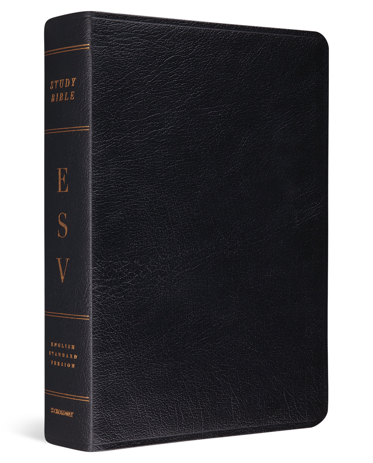 ESV Study Bible (Genuine Leather, Black, Indexed) cover image (1018279493679)