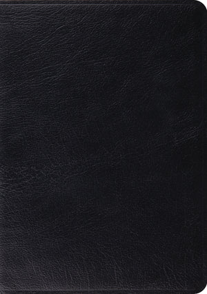 ESV Study Bible (Genuine Leather, Black, Indexed) front cover (1018279493679)