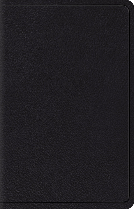 ESV Wide Margin Reference Bible (Top Grain Leather, Black) front cover (1060444307503)