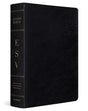 ESV Study Bible, Large Print (Genuine Leather, Black) cover image (1018281132079)