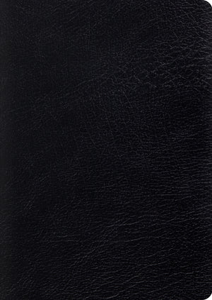 ESV Study Bible, Large Print (Genuine Leather, Black) front cover (1018281132079)