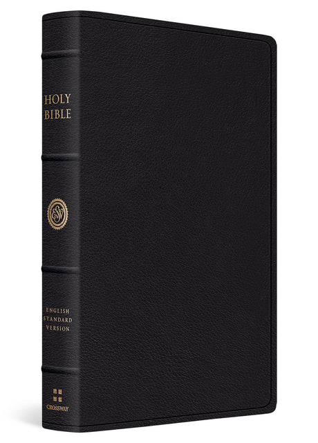 ESV Verse-by-Verse Reference Bible (Top Grain Leather, Black) cover image (1042439012399)