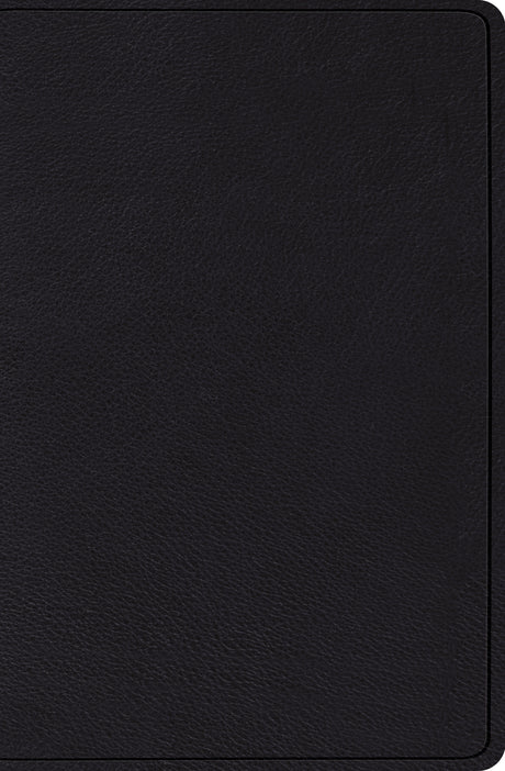 ESV Verse-by-Verse Reference Bible (Top Grain Leather, Black) front cover (1042439012399)
