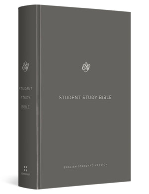 ESV Student Study Bible (Hardcover, Gray) cover image (1042058444847)