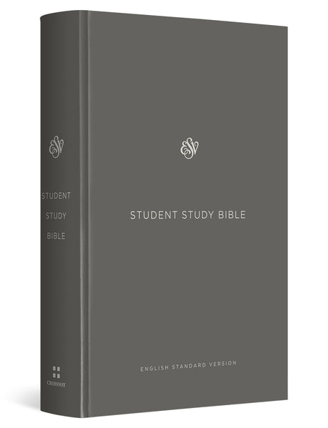ESV Student Study Bible (Hardcover, Gray) cover image (1042058444847)