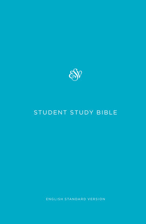 ESV Student Study Bible (Hardcover, Blue) front cover (1042058838063)