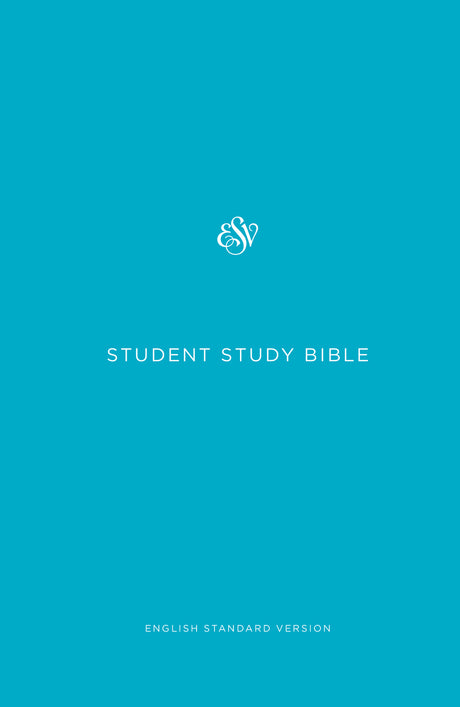 ESV Student Study Bible (Hardcover, Blue) front cover (1042058838063)