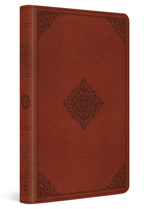 ESV Large Print Value Thinline Bible (TruTone, Tan, Ornament Design) cover image (1023786811439)