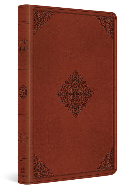 ESV Large Print Value Thinline Bible (TruTone, Tan, Ornament Design) cover image (1023786811439)