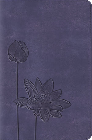 ESV Compact Bible (TruTone, Lavender Bloom) front cover (1066781704239)
