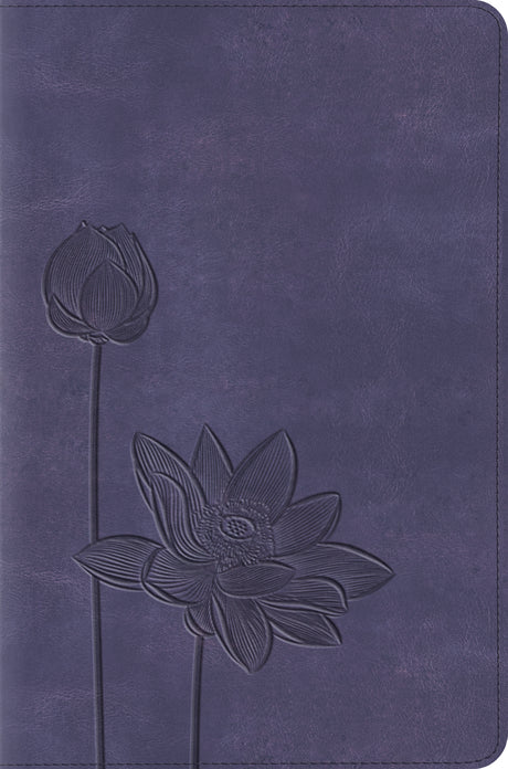 ESV Compact Bible (TruTone, Lavender Bloom) front cover (1066781704239)