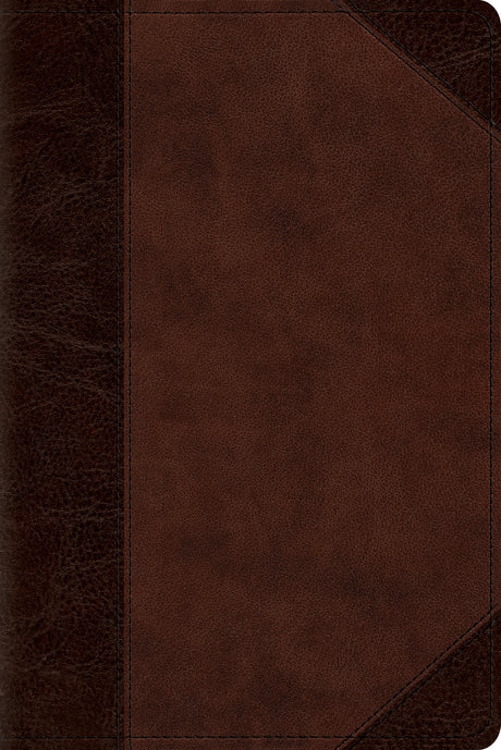 ESV Personal Reference Bible (TruTone, Brown/Walnut, Portfolio Design) front cover (1016352178223)