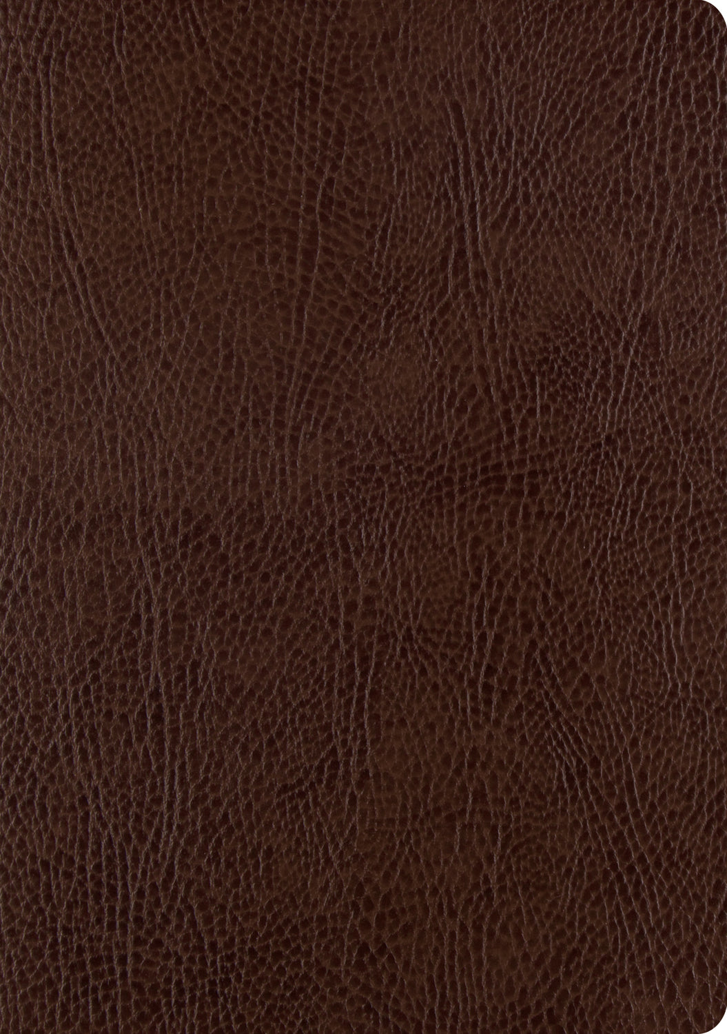 ESV Single Column Journaling Bible, Large Print (Bonded Leather, Mocha) front cover (1023790317615)