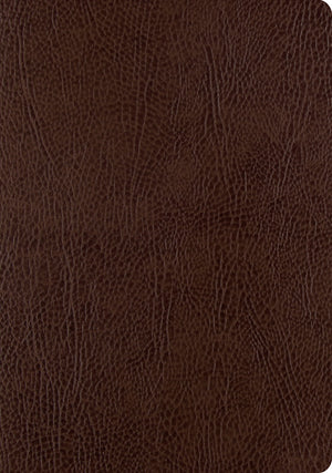 ESV Single Column Journaling Bible, Large Print (Bonded Leather, Mocha) front cover (1023790317615)