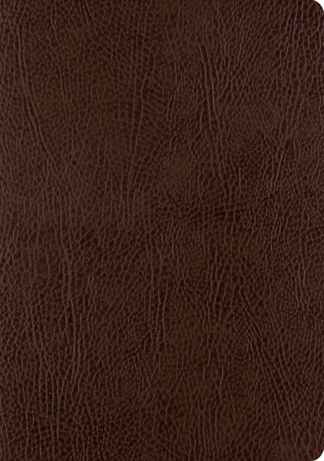 ESV Single Column Journaling Bible, Large Print (Bonded Leather, Mocha) front cover (1023790317615)