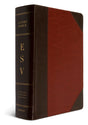 ESV Study Bible, Large Print (TruTone, Brown/Cordovan, Portfolio Design) cover shown at an angle