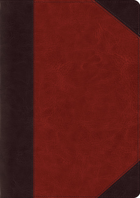 ESV Study Bible, Large Print (TruTone, Brown/Cordovan, Portfolio Design) front cover (1066787405871)