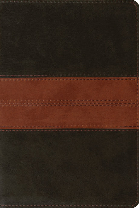 ESV Personal Reference Bible (TruTone, Deep Brown/Tan, Trail Design) front cover (1066785144879)