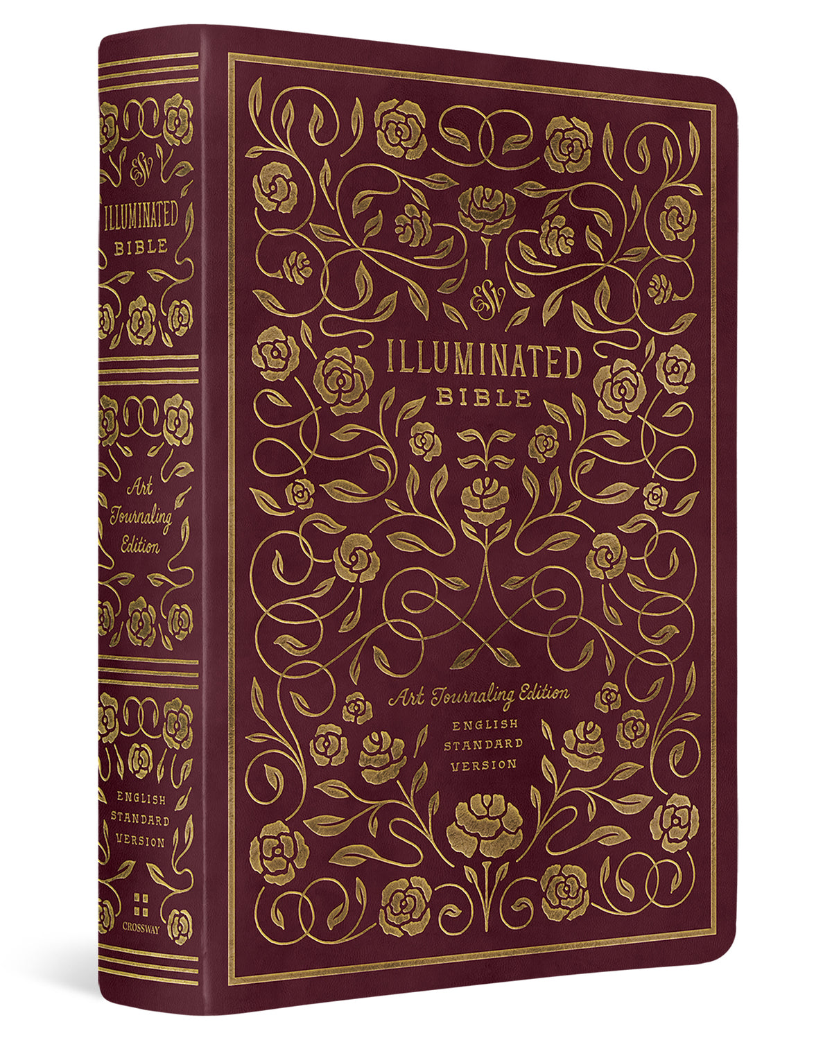 ESV Illuminated Bible, Art Journaling Edition (TruTone, Burgundy) cover image (1042088460335)