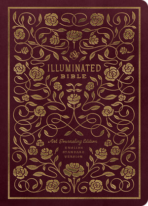 ESV Illuminated Bible, Art Journaling Edition (TruTone, Burgundy) front cover (1042088460335)