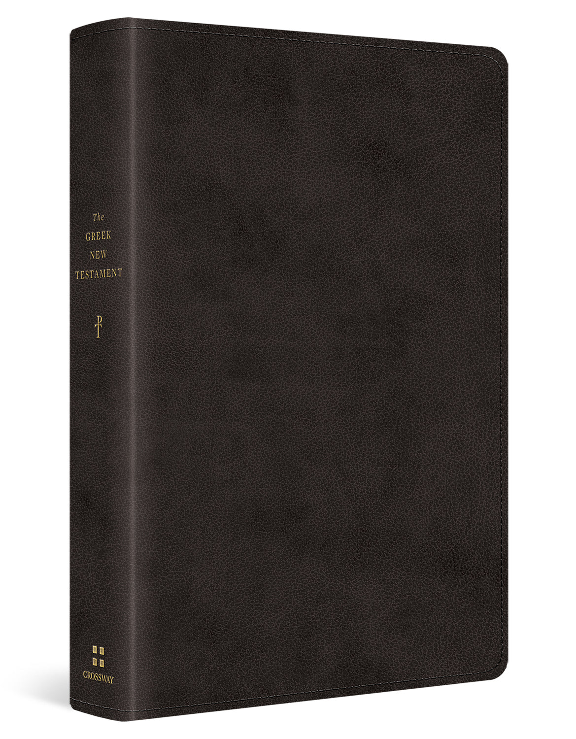 The Greek New Testament, Produced at Tyndale House, Cambridge (TruTone, Black) cover shown at an angle