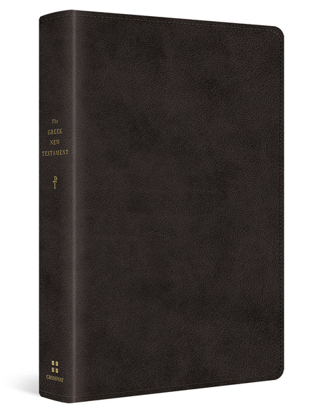 The Greek New Testament, Produced at Tyndale House, Cambridge (TruTone, Black) cover shown at an angle