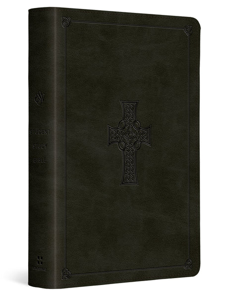 ESV Student Study Bible (TruTone, Olive, Celtic Cross Design) cover image (1042089115695)