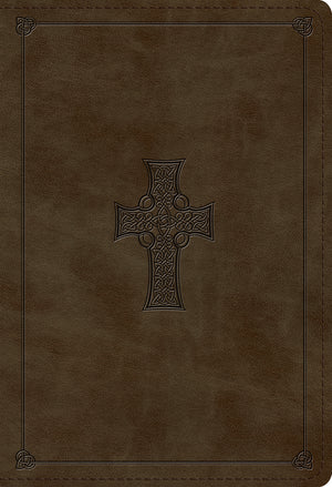 ESV Student Study Bible (TruTone, Olive, Celtic Cross Design) front cover (1042089115695)