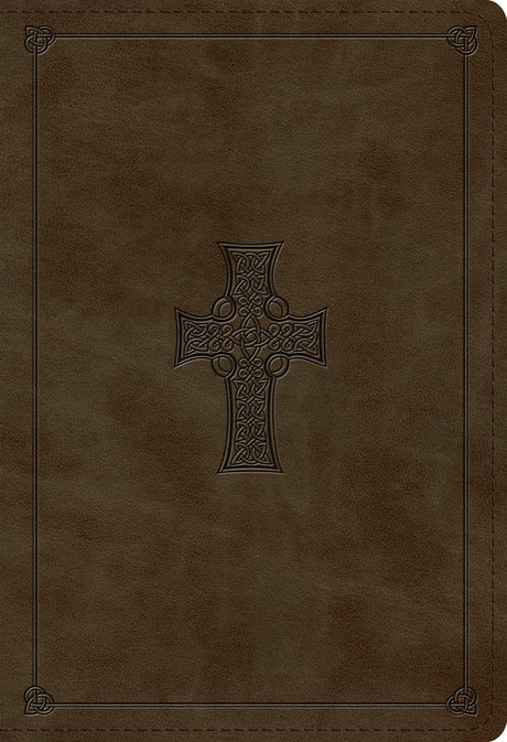 ESV Student Study Bible (TruTone, Olive, Celtic Cross Design) front cover (1042089115695)