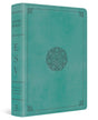 ESV Study Bible, Personal Size (TruTone, Turquoise, Emblem Design) cover image (1025075707951)