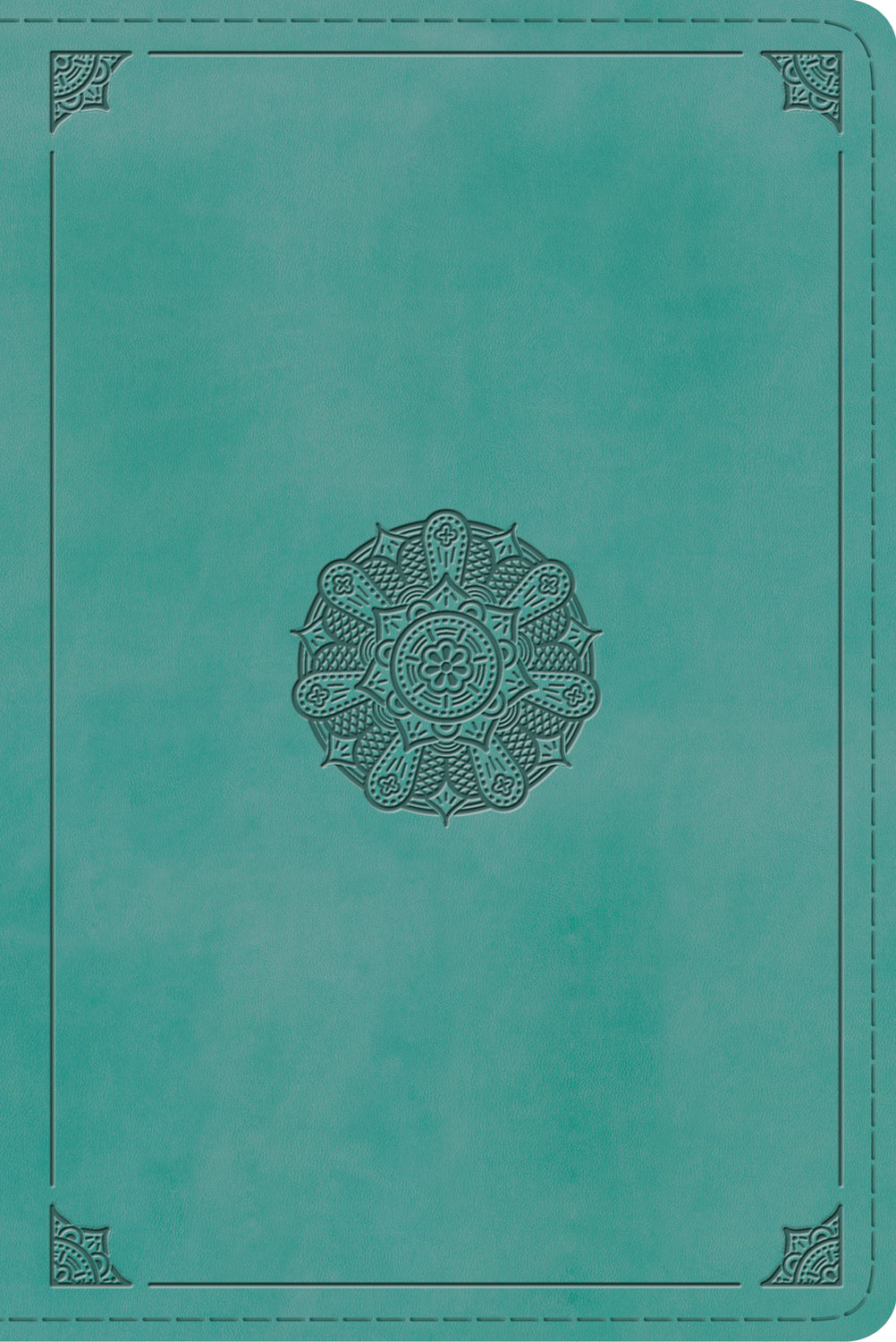 ESV Study Bible, Personal Size (TruTone, Turquoise, Emblem Design) front cover (1025075707951)