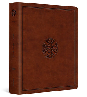 ESV Journaling Bible (TruTone, Brown, Mosaic Cross Design) cover image (1029275451439)
