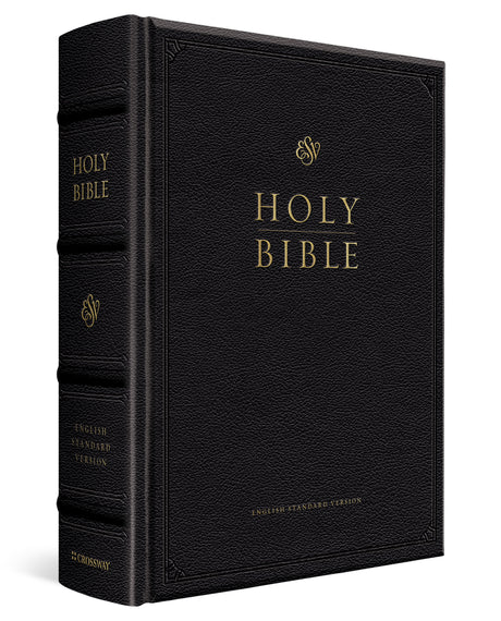 ESV Pulpit Bible (Cowhide Over Board, Black) cover image (1066785898543)